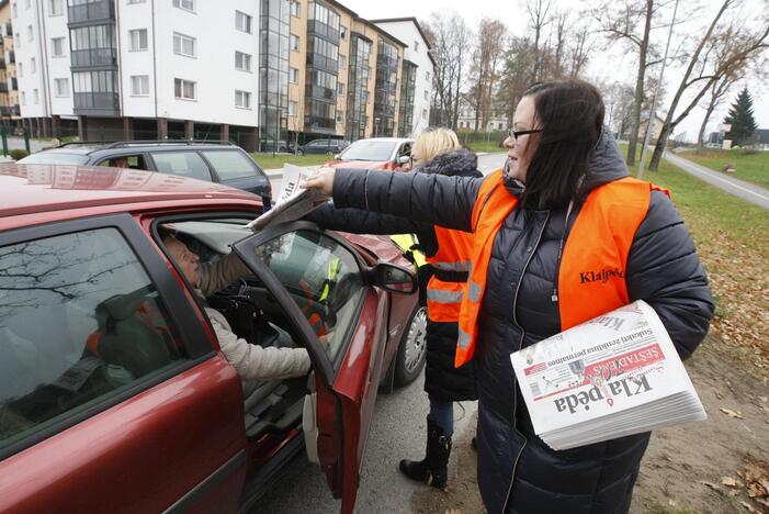 Dienraščio "Klaipėda" jubiliejinė akcija kelyje