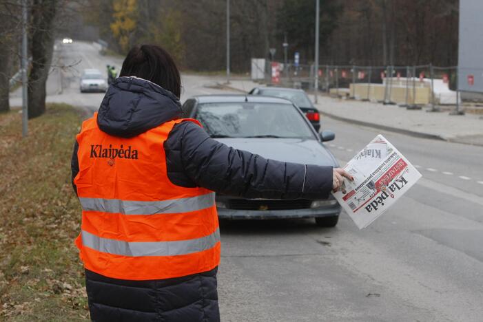 Dienraščio "Klaipėda" jubiliejinė akcija kelyje