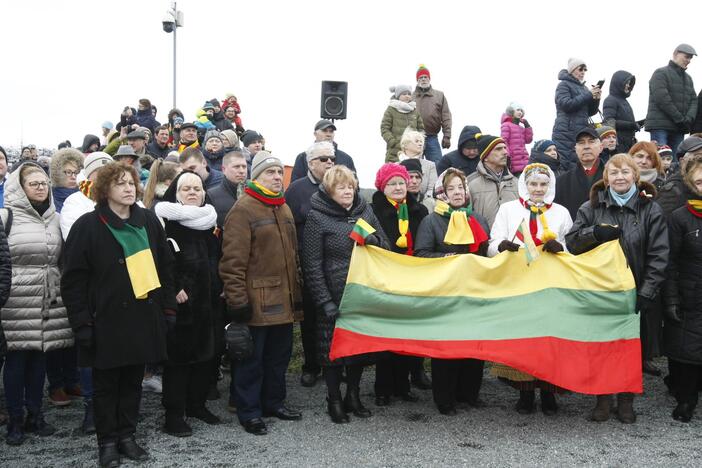 Tautinės vėliavos pakėlimas Klaipėdoje