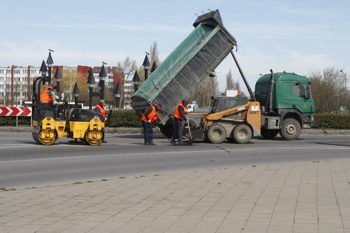 Kelininkai uostamiestyje trikdė eismą