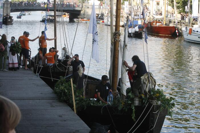 Smalsuoliai gėrėjosi „Dangės flotilės“ laivais