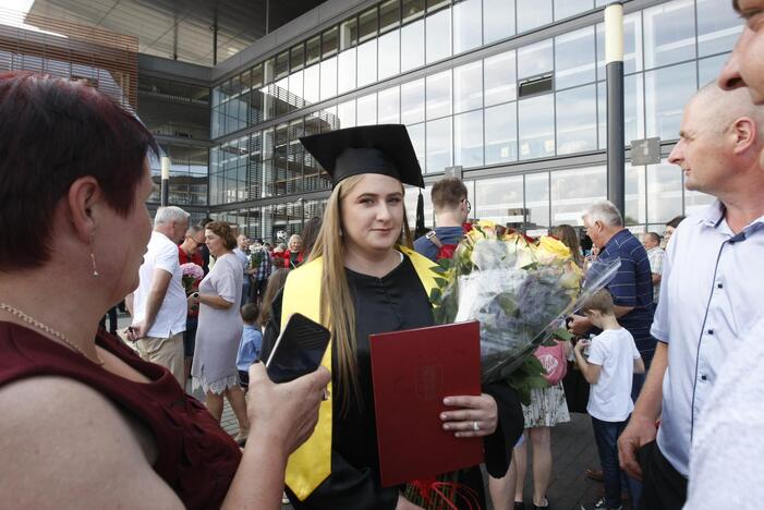 Diplomų įteikimas Klaipėdoje