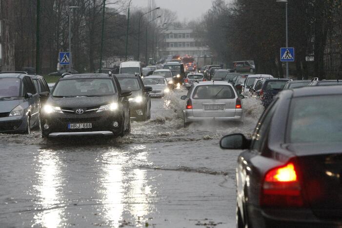 Potvynis Klaipėdoje 2017