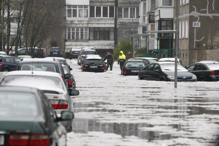 Potvynis Klaipėdoje 2017