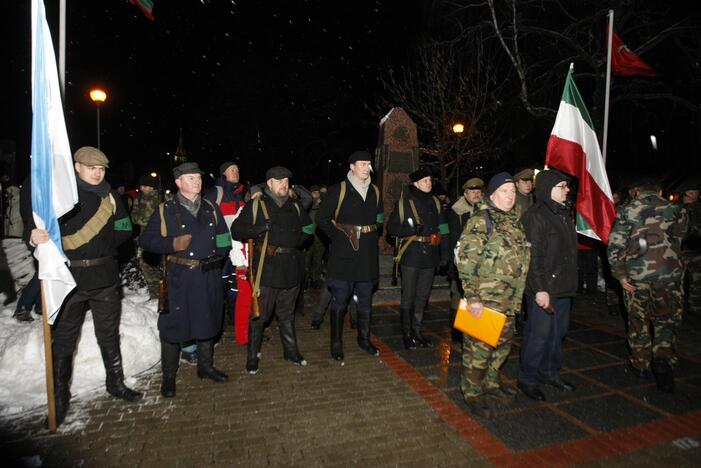 Naktinis žygis „Klaipėdos sukilėlių keliais“