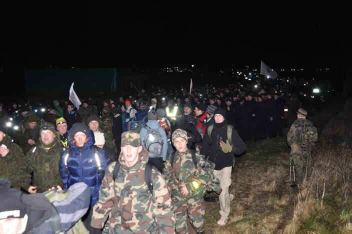 Naktininis žygis sukilimo dalyvių keliais 