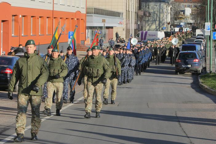 Lietuvos kariuomenės dienos minėjimas Klaipėdoje