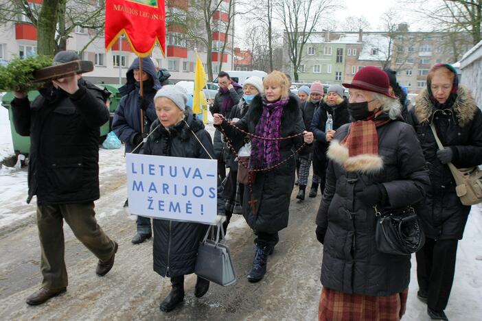 Piligrimų žygis per Klaipėdą