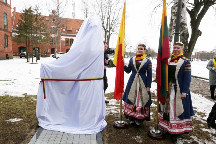  Alfonsui Žaliui biusto atidengimo ceremonija