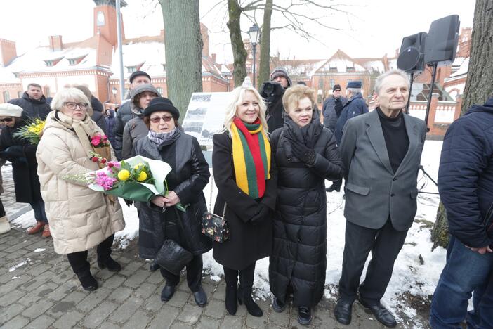  Alfonsui Žaliui biusto atidengimo ceremonija