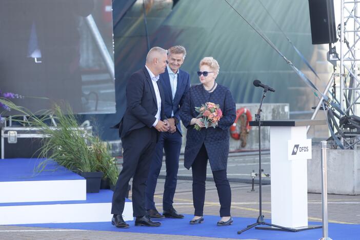 DFDS kelto vardo suteikimo ceremonija