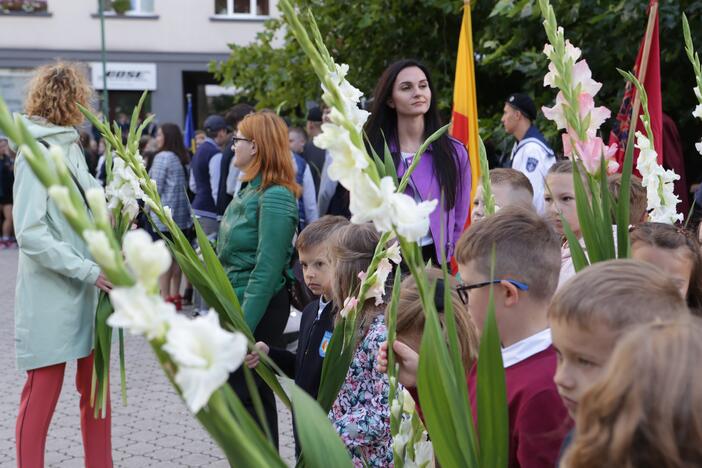 Lietuvininkų aikštėje – pirmoji pamoka