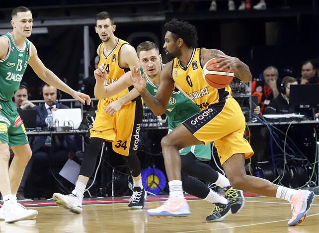 KMT ketvirtfinalis: Žalgiris - Šiauliai 105 : 66