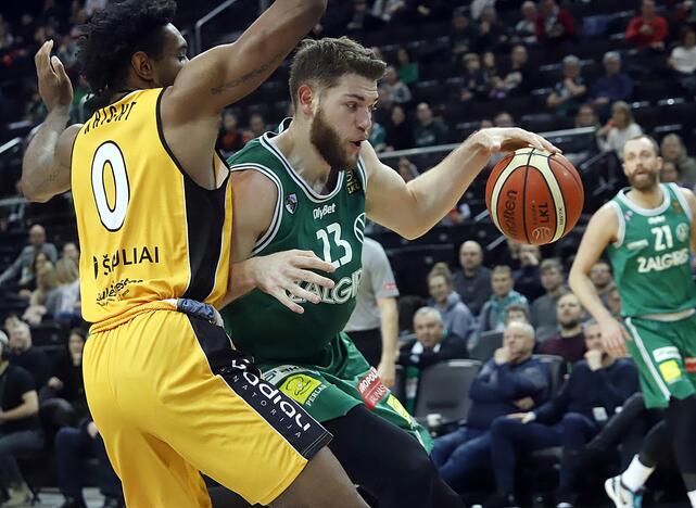 KMT ketvirtfinalis: Žalgiris - Šiauliai 105 : 66