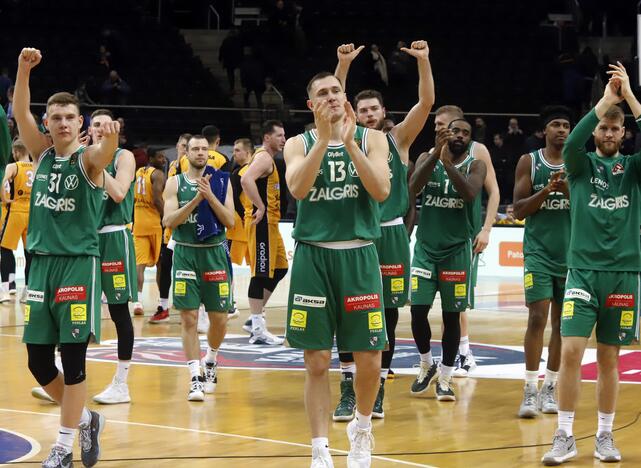 KMT ketvirtfinalis: Žalgiris - Šiauliai 105 : 66