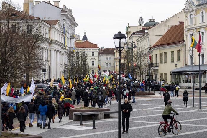 Šventinė jaunimo eisena „Lietuvos valstybės keliu“