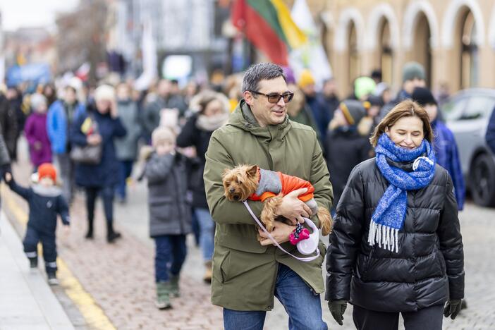 Šventinė jaunimo eisena „Lietuvos valstybės keliu“