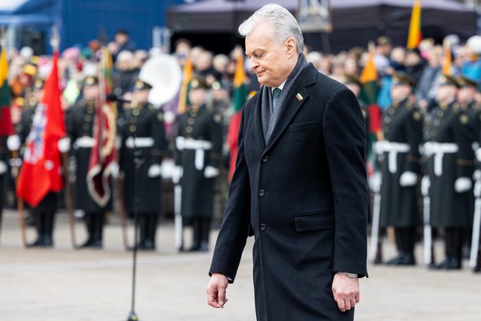 Trijų Baltijos valstybių vėliavų pakėlimo ceremonija