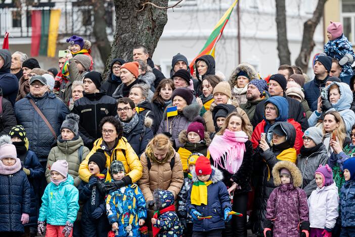 Trijų Baltijos valstybių vėliavų pakėlimo ceremonija