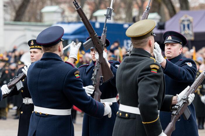 Trijų Baltijos valstybių vėliavų pakėlimo ceremonija