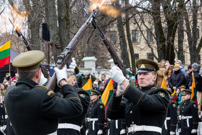 Trijų Baltijos valstybių vėliavų pakėlimo ceremonija