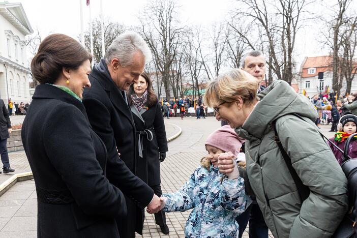 Trijų Baltijos valstybių vėliavų pakėlimo ceremonija