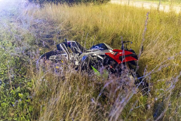 Vilniuje motociklininkas partrenkė ir mirtinai sužalojo pėsčiąjį