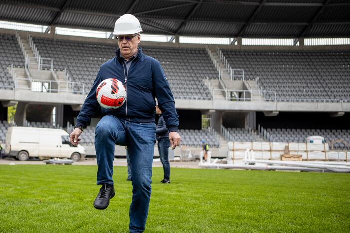 Darbų eiga Kauno Dariaus ir Girėno stadione