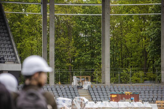 Darbų eiga Kauno Dariaus ir Girėno stadione