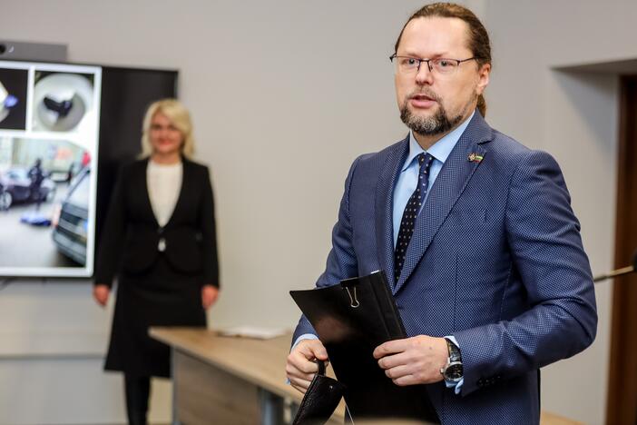 Spaudos konferencija dėl galimų Jurbarko politikės sūnų nusikaltimų