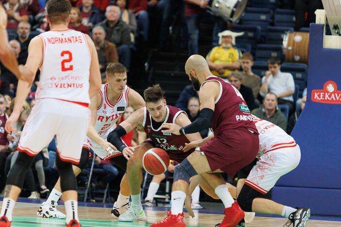 Lietuvos krepšinio lygos rungtynės: susitiko „7Bet-Lietkabelis“ ir „Rytas“