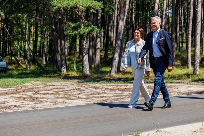 Smiltynės dviračių tako atidarymas