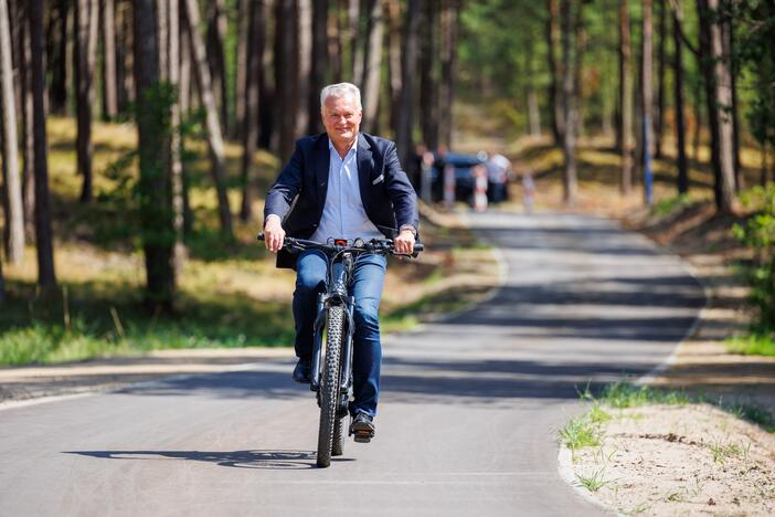 Smiltynės dviračių tako atidarymas