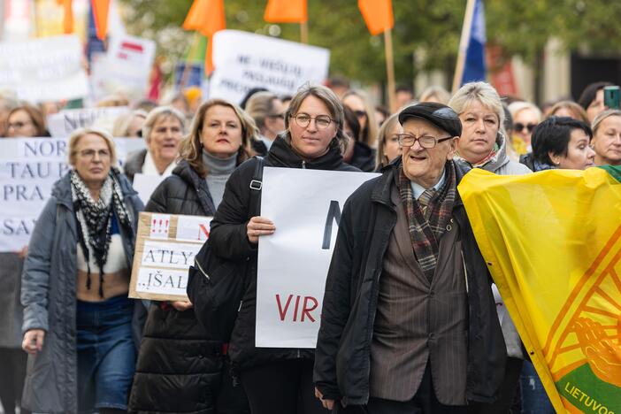  Profesinių sąjungų protestas Vilniuje