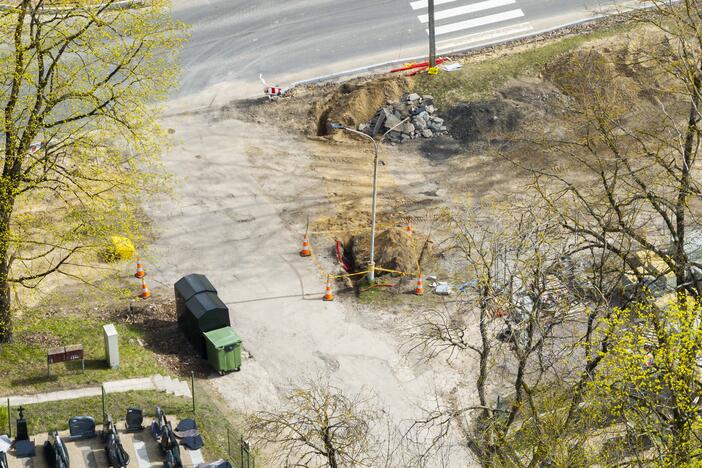  Vilniuje, Liepkalnio gatvėje, rastas sprogmuo