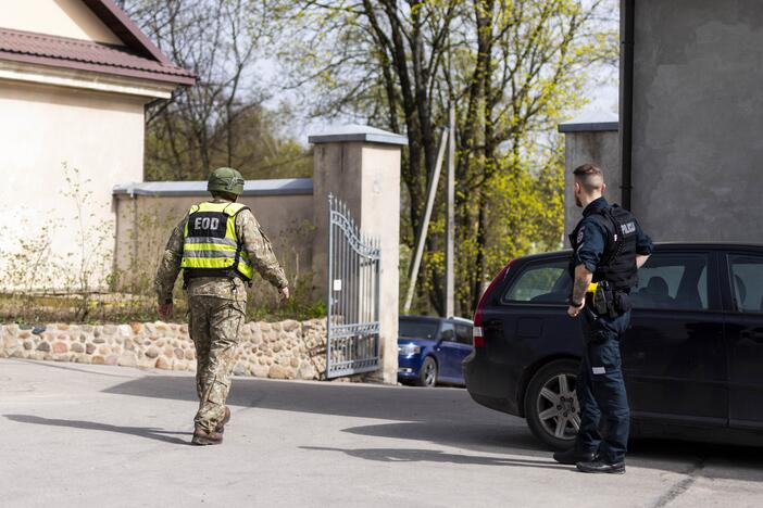  Vilniuje, Liepkalnio gatvėje, rastas sprogmuo