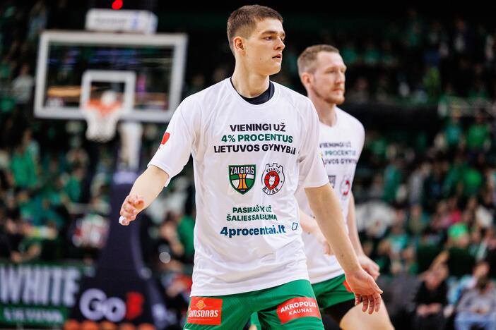 LKL rungtynės: Kauno „Žalgiris“ ir Vilniaus „Rytas“