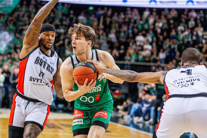 LKL rungtynės: Kauno „Žalgiris“ ir Vilniaus „Rytas“