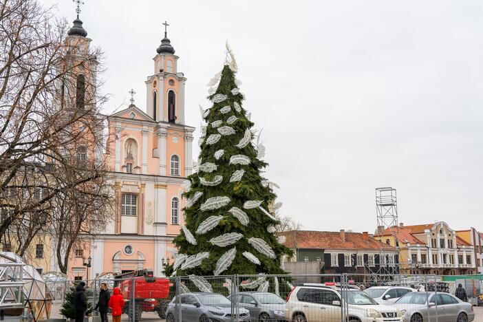 Pristatyta Kauno kalėdinė eglutė 