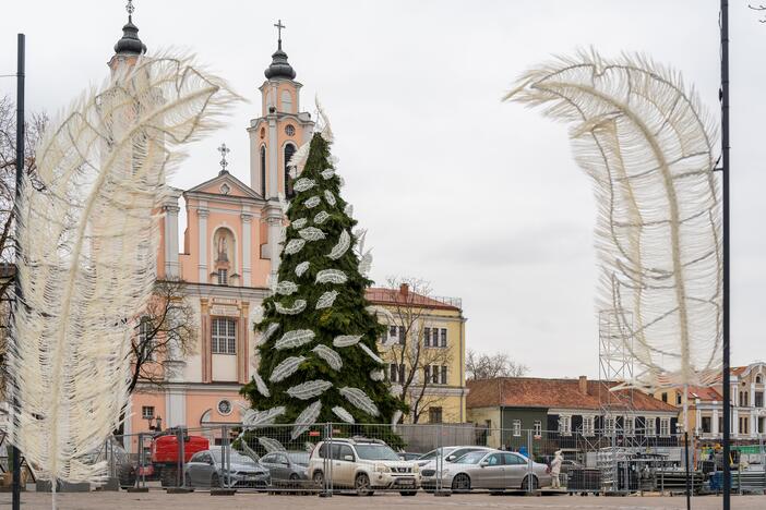 Pristatyta Kauno kalėdinė eglutė 