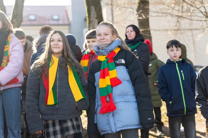 „Tautiška giesmė“ ant Aleksoto apžvalgos aikštelės