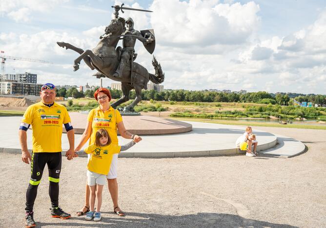 Žygio „Galiu daugiau, nei Tu manai“ dalyviai pasiekė Kauną