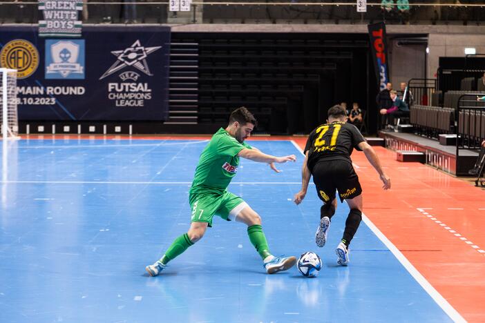 UEFA FUTSAL „Kauno Žalgirio“ ir „AEL“ ekipų dvikova