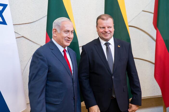 S. Skvernelis pasveikino B. Netanyahu pradėjus eiti Izraelio premjero pareigas