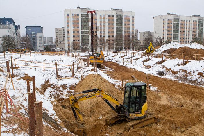 Vilniuje statoma nauja mokykla