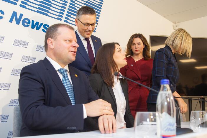 S. Skvernelis pristatė prezidentinį rinkimų štabą