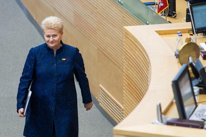 D. Grybauskaitės paskutinis metinis pranešimas