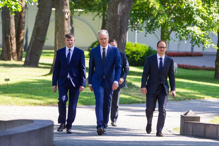 G. Nausėdos spaudos konferencija