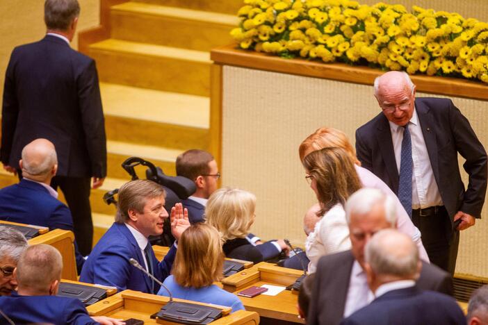 G. Nausėdos priesaikos ceremonija Seime