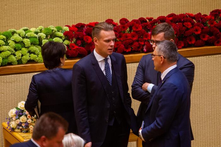 G. Nausėdos priesaikos ceremonija Seime